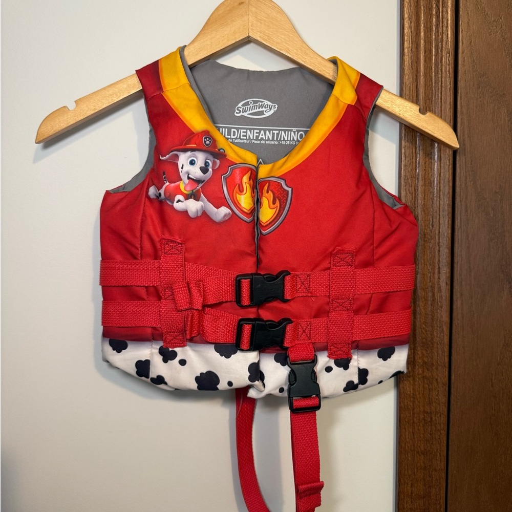 Paw Partrol Life Jacket with Adjustable Straps 33-55 pounds